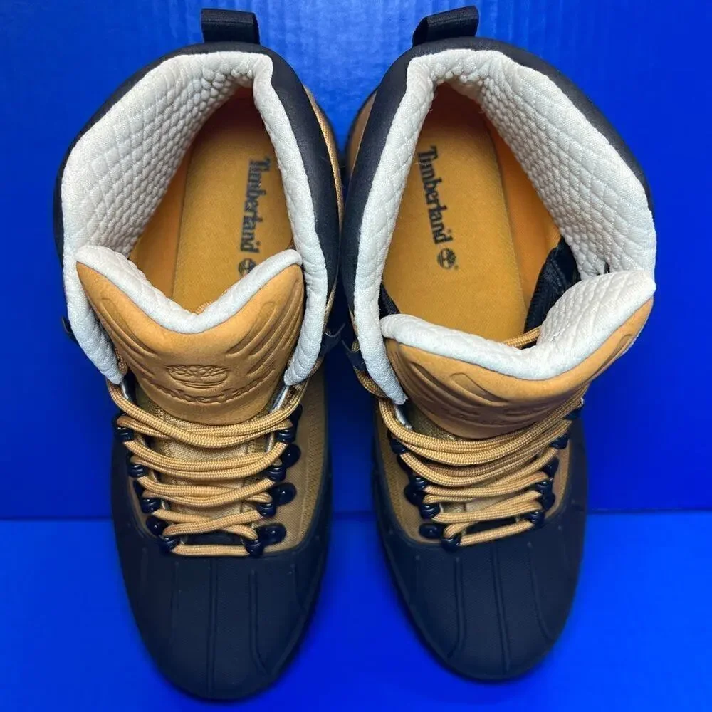 Timberland Euro Hiker‎ Jacquard Shell Toe Boots Wheat A4236 Mens 10.5